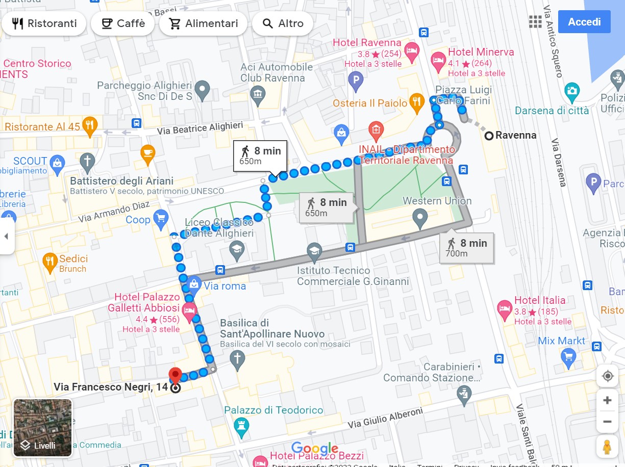 Walking Distance from the Train Station Mosaic Art School